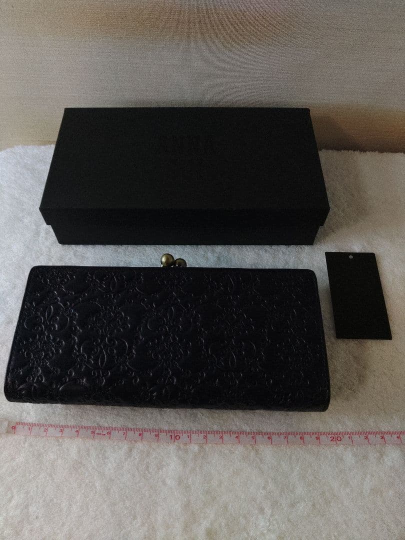 専用ページ アナスイ　長財布　ブラック がま口タイプ