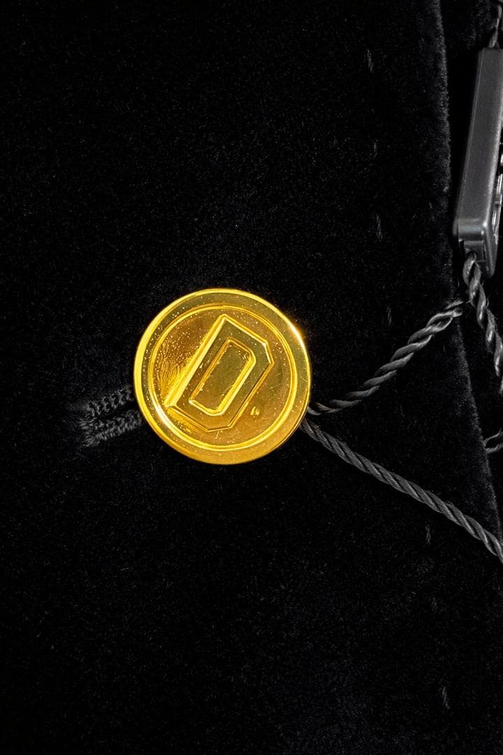 新品タグ付き DOLCE&GABBANA ベロア ジャケット ブラック 42