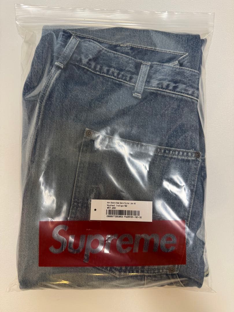 パンツ 32 Supreme Worn Double Knee DenimPeinter