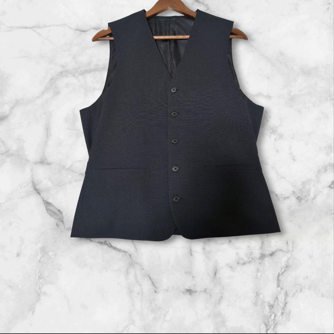 極美品♢DESCENTE スリーピース スーツ 洗濯可能 高機能繊維