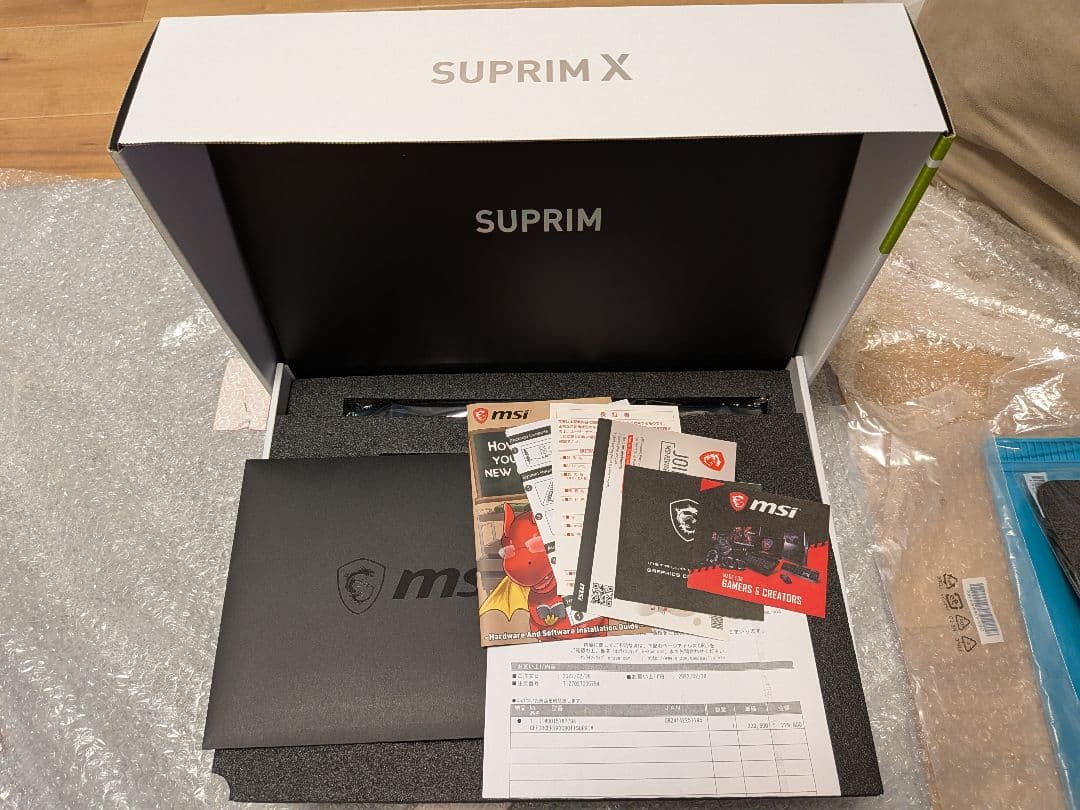 MSI RTX 3080 Ti SUPRIM X 12G モンハンワイルズ快適