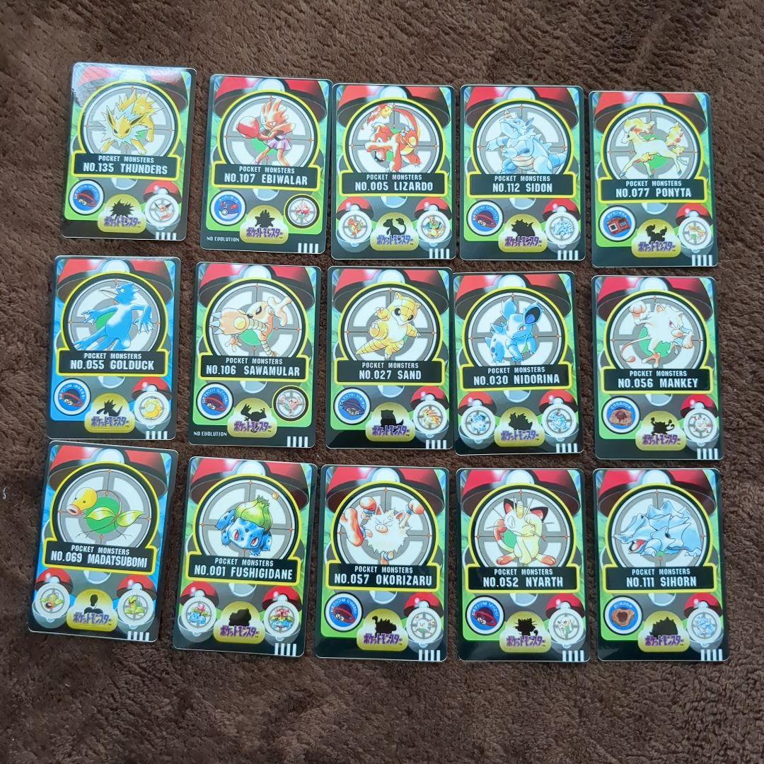 ポケモン　シール　ポケットモンスター　バンダイ　シールダス　初期　レトロ