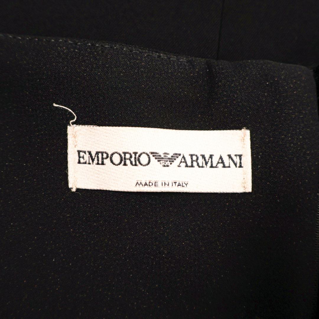 H2162-87◾️エンポリオアルマーニ　ベアトップ切替デザインロングドレス