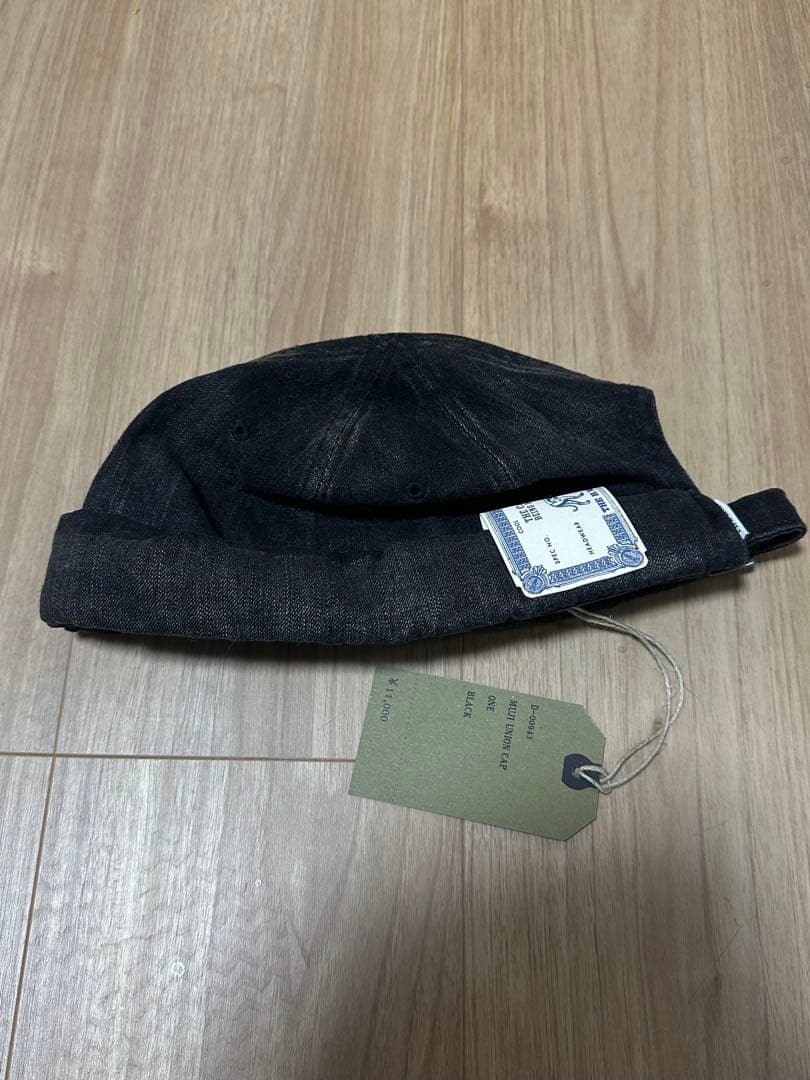 帽子 THE H.W.DOG&CO MUJI UNION CAP BLACK