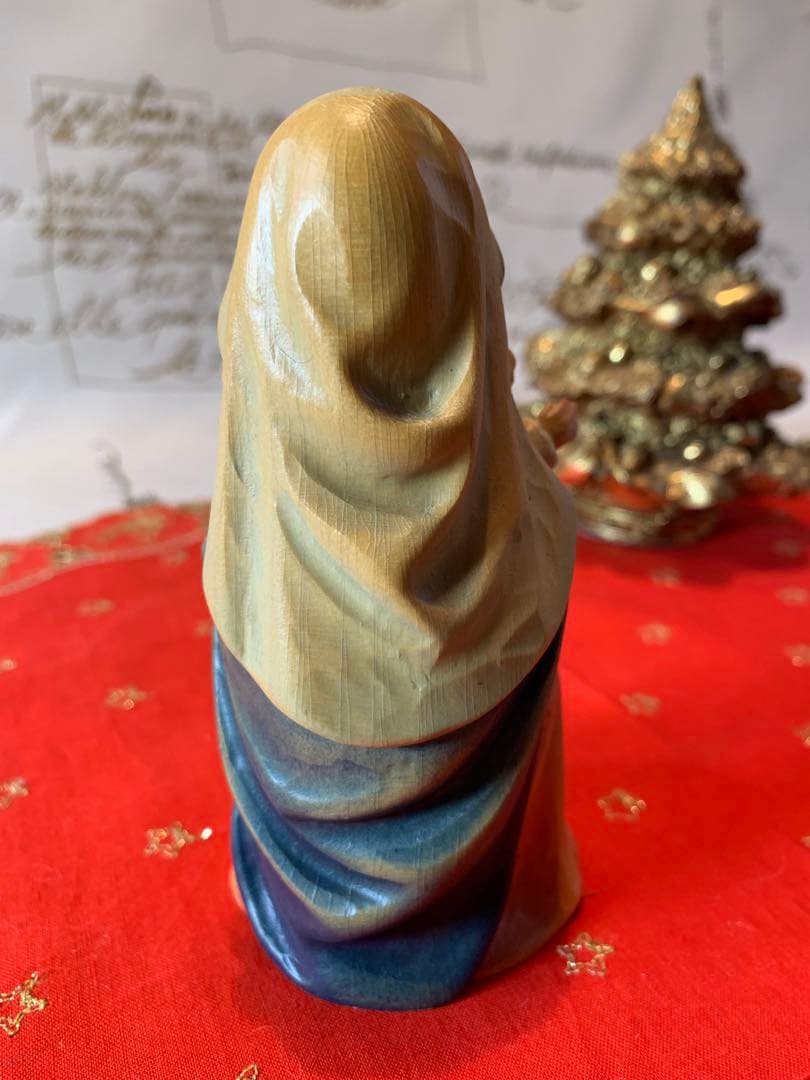 ANRIアンリ人形　レアな約12㎝のイエス様を抱いたマリア様！可愛いです！