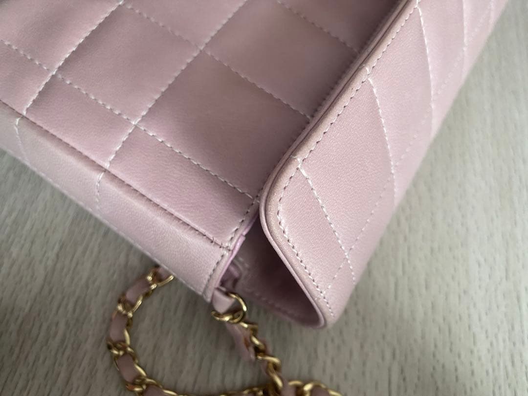 LA購入　CHANEL チョコバー　かわいいカジュアル　チェーンバッグ