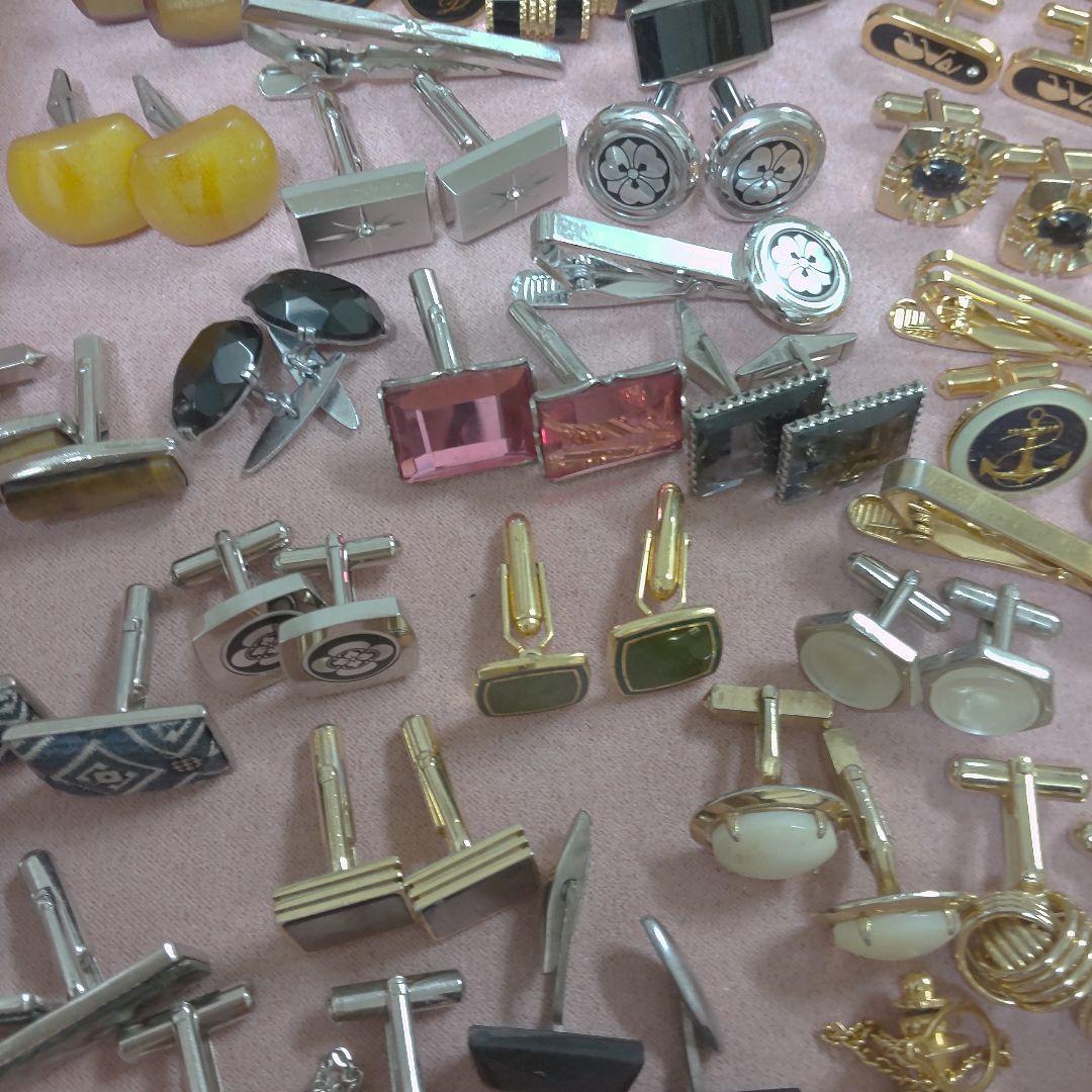 まとめ売りネクタイピン ・カフスボタン・ピンブローチ179点セット 大量