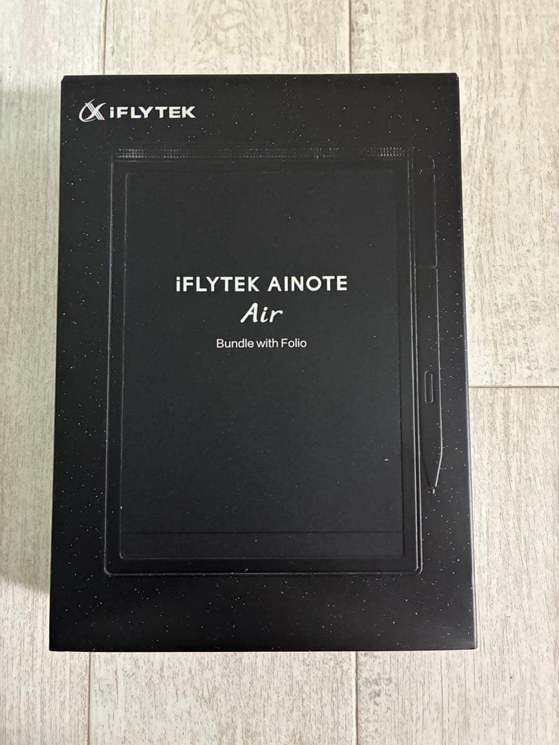 iFLYTEK AINOTE Air 本体 + Folioケース　保護シート装着