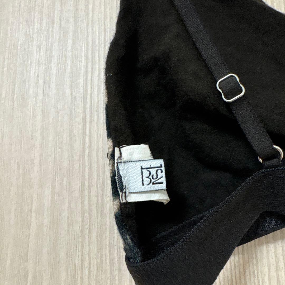 ベースレンジ　ヒョウ柄三角ブラキャミソール M