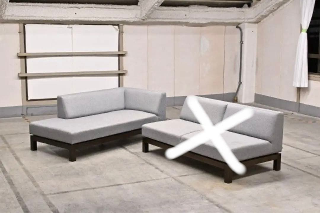 【time &style】正規品　リナーテ　2〜3人掛けソファ　カウチ　79万円