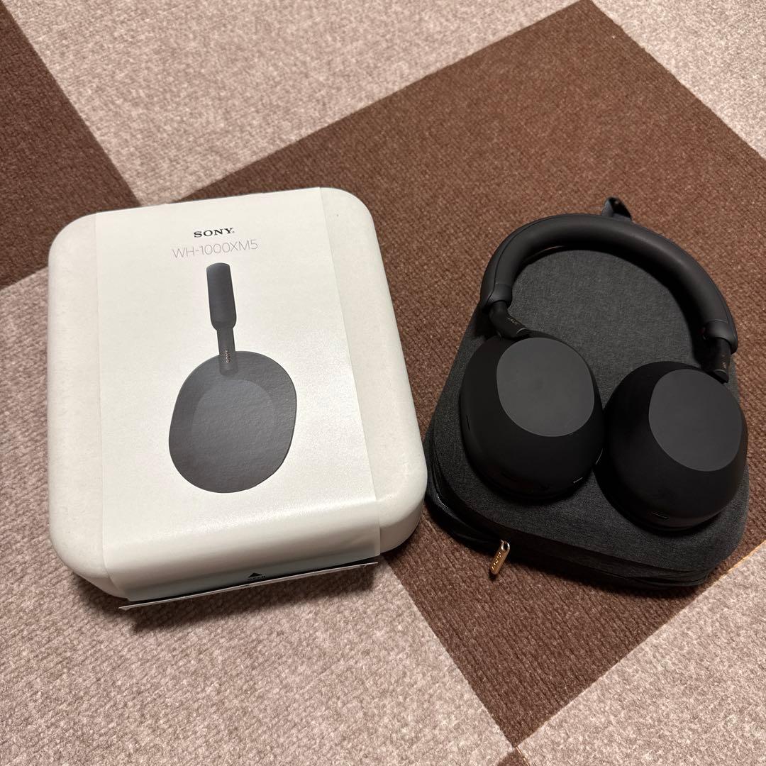 ソニーWH-1000XM5、ワイヤレスノイズキャンセリングヘッドホン