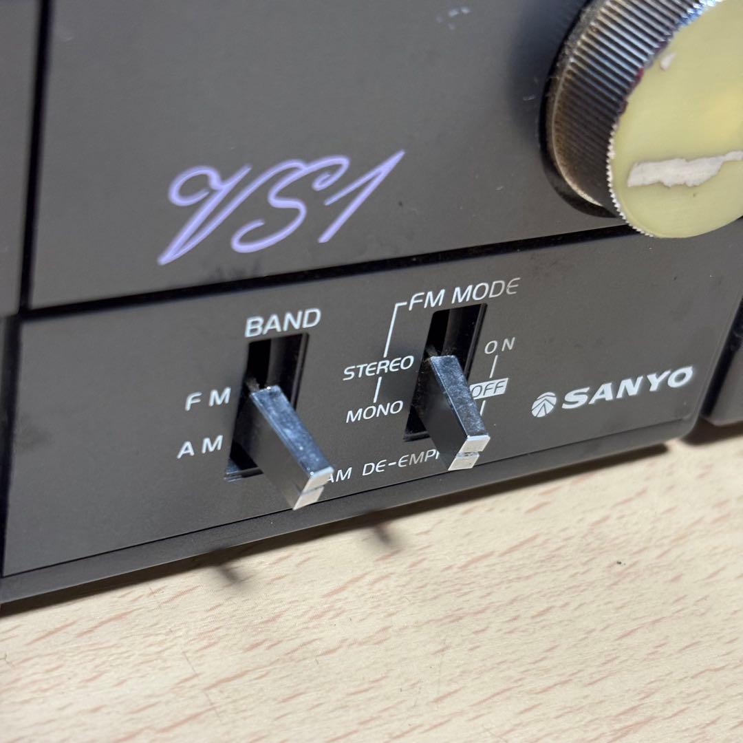 SANYO MR-VS1 ラジカセ 昭和レトロ 当時物 現状品