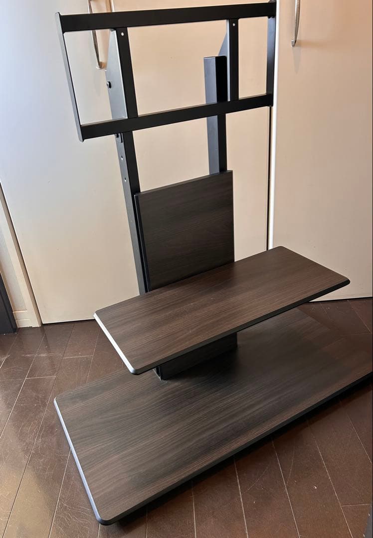 TIMEZテレビスタンドKF-970～77V型対応 耐荷重50kgキャスター付き