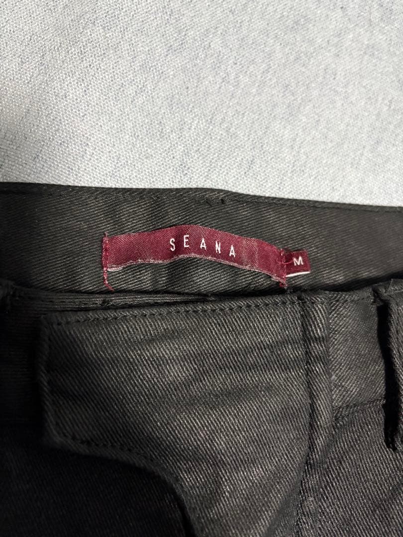 y2k SEANA コーティングパンツ
