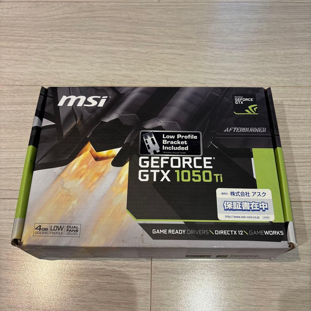 【31日まで】NVIDIA GeForce GTX 1050 Ti グラボ4GB