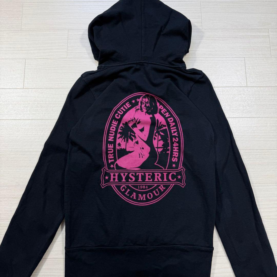 希少 HYSTERIC GLAMOUR ジップアップパーカー ヒスガール