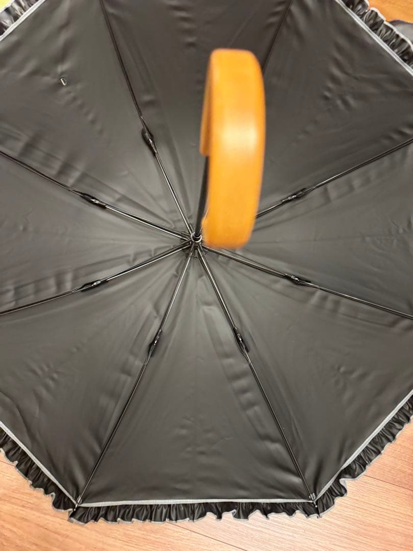 袋付き　サンバリア100 ストレート　フリルフロスト グレー