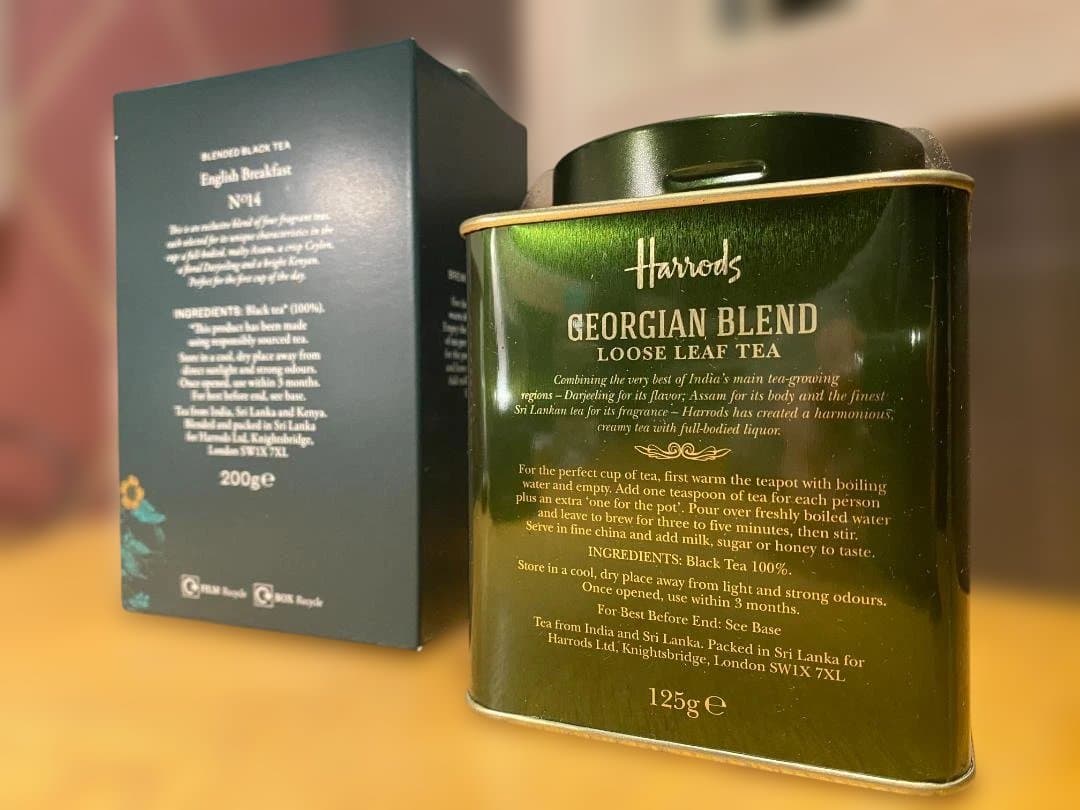 【訳あり】ハロッズ No.18 & No.14 紅茶 ２セット