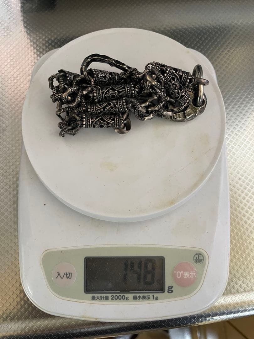 ウォレットチェーンSV925細かい作品