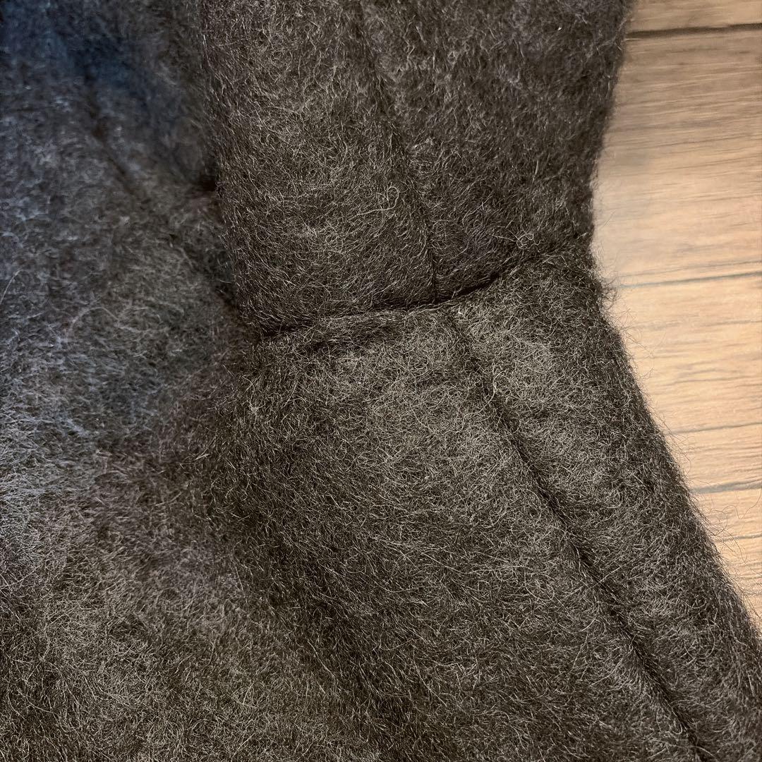 オーガ OHGA SHAGGY シャギー コーディガン ブラック