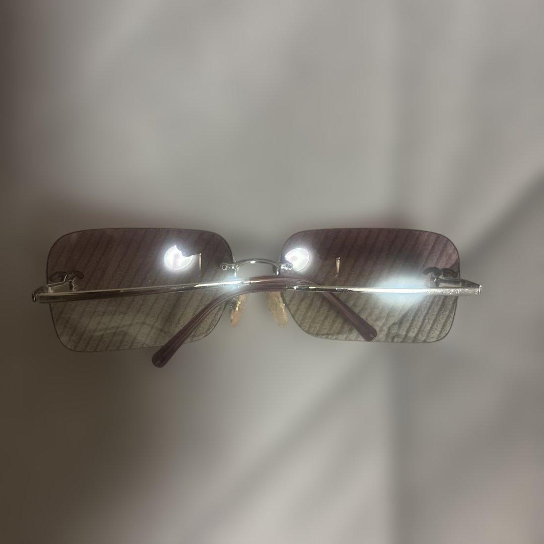 Chanel ビジュー付きグラデーションピンクサングラス