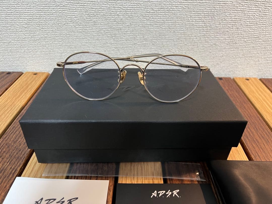 [超美品] A.D.S.R. BONA 06 サングラス ゴールドフレーム