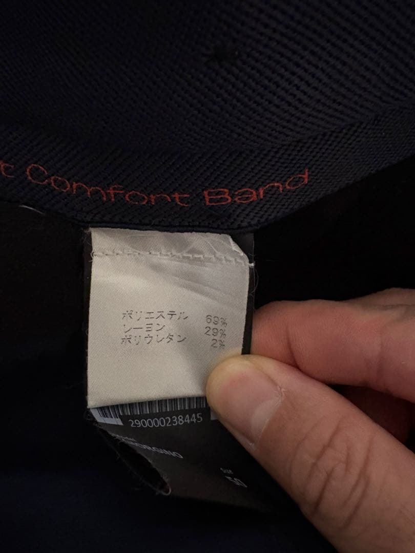 GTA テックフランネル1プリーツリブパンツGIORGINO 50 ブラック