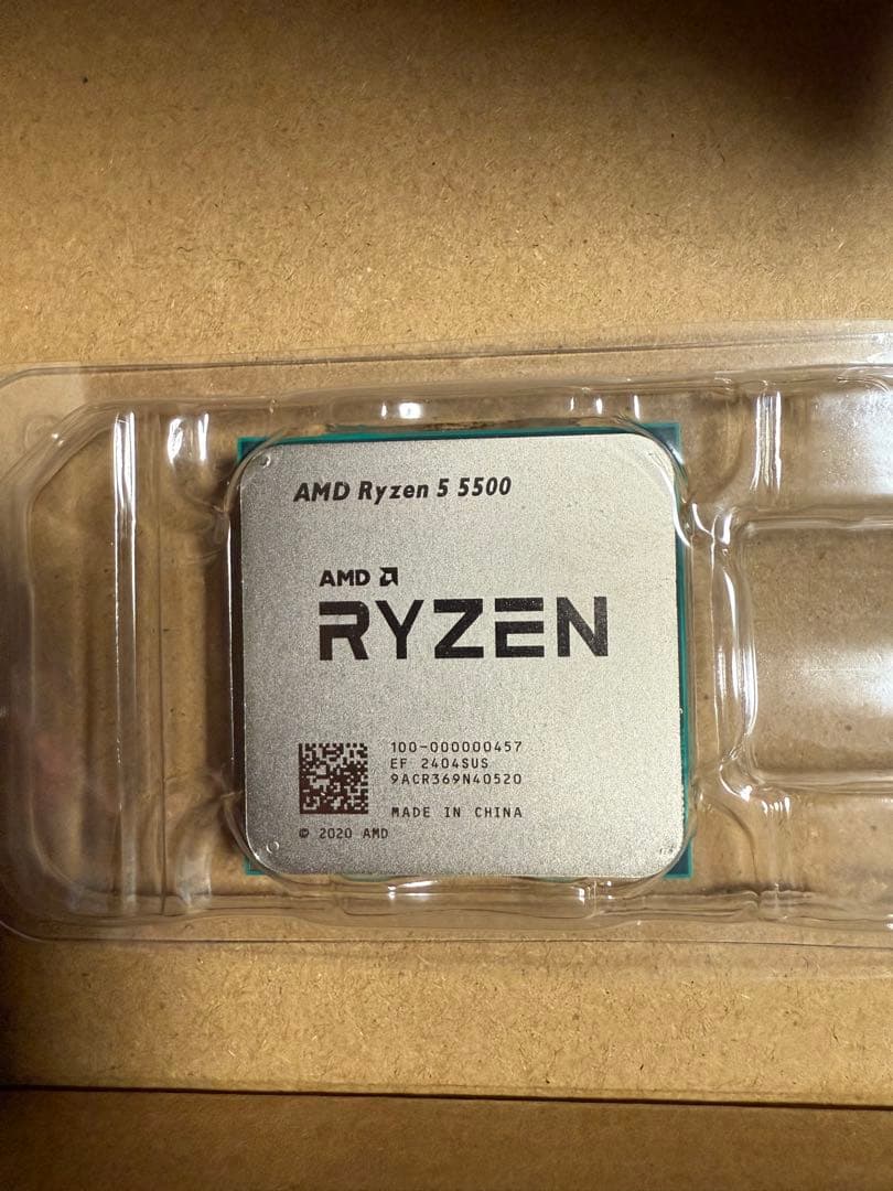 AMD Ryzen 5 5500 CPU 2020年製