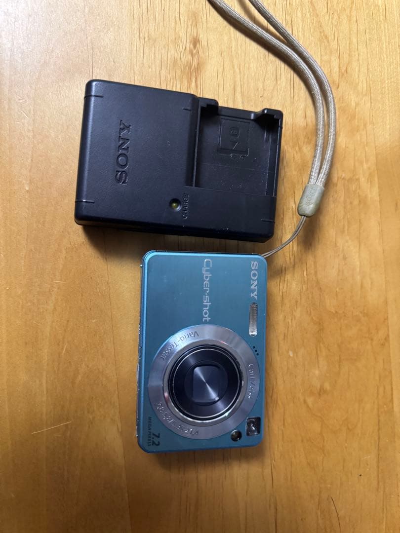 SONY Cyber-shot 青 デジタルカメラ 本体 ケース無し