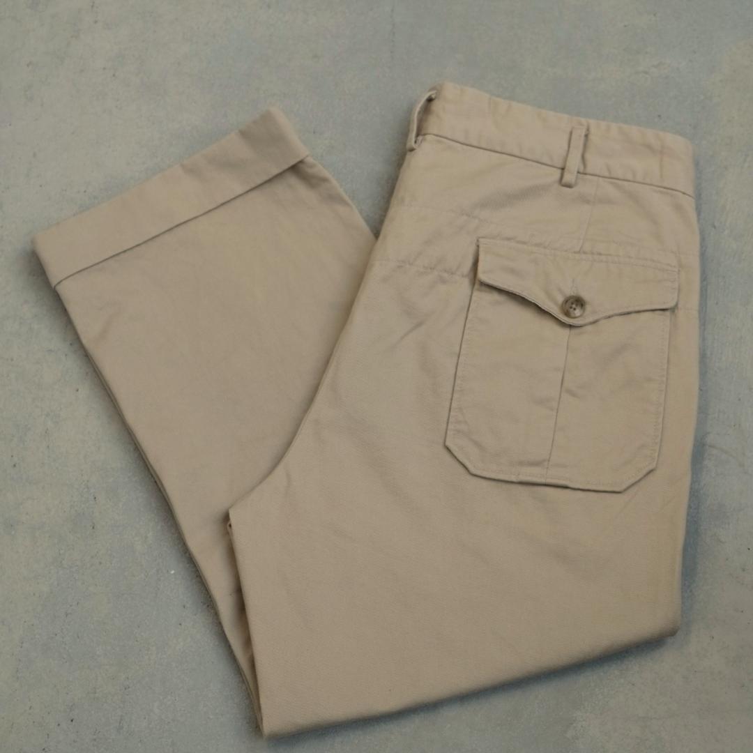 【希少サイズ36】Engineered Garments コットンチノ 裾ダブル