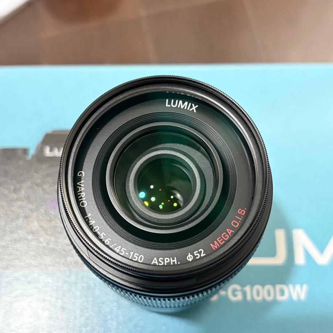 ［美品］LUMIX G100d ダブルズームレンズキット＋テトラポッド