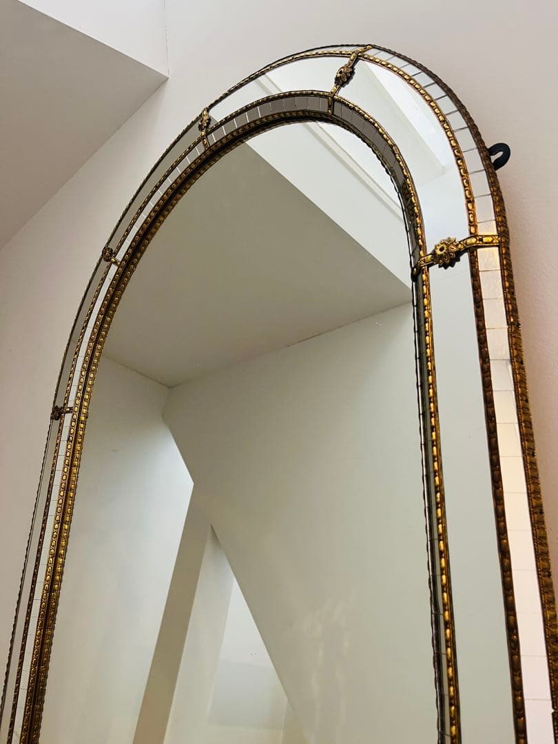 ◼︎◼︎送料込みに変更◼︎◼︎スペイン製・大型スタンドミラー ◼︎ハリウッドリージェンシー