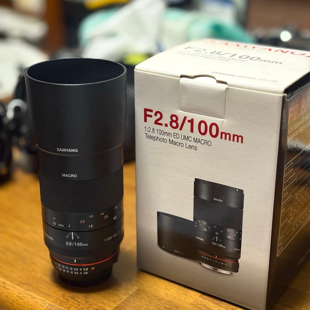 SAMYANG　100mm f2.8 マクロ　Fマウント