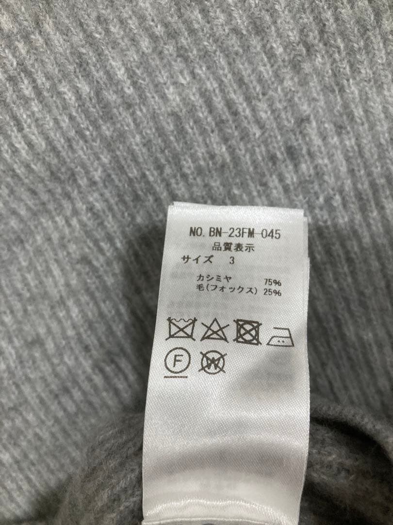 トップス BATONER CASHMERE FOX CREW NECK