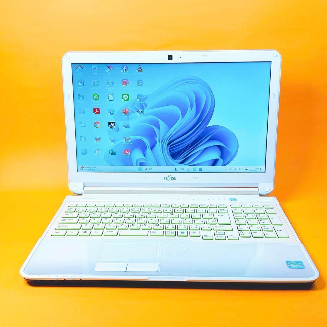 極上‼️爆速i7 16GB 新品SSD windows11 ノートパソコンカメラ