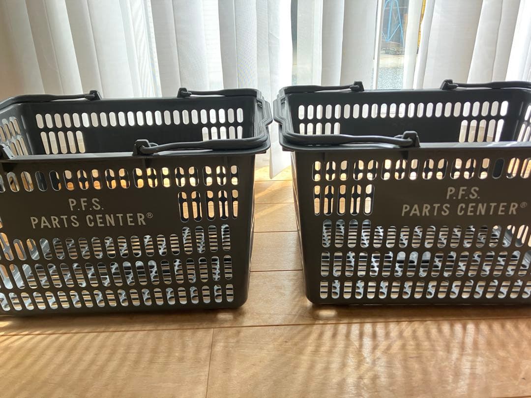 レア！！パシフィックファニチャーサービス PFS バスケット カゴ　2個セット