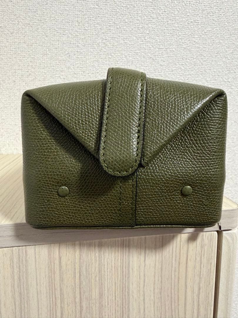 Valextra オリーブグリーン トリックトラック