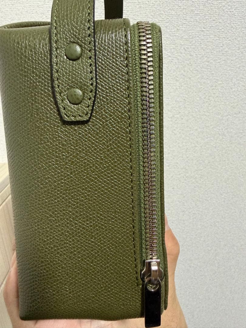 Valextra オリーブグリーン トリックトラック