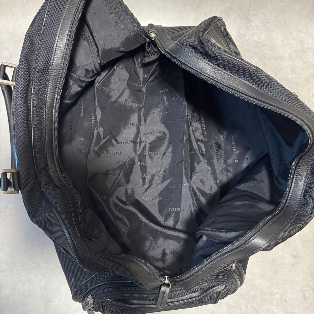 バーバリーゴルフ 2way ボストンバッグ ブラック ロゴ