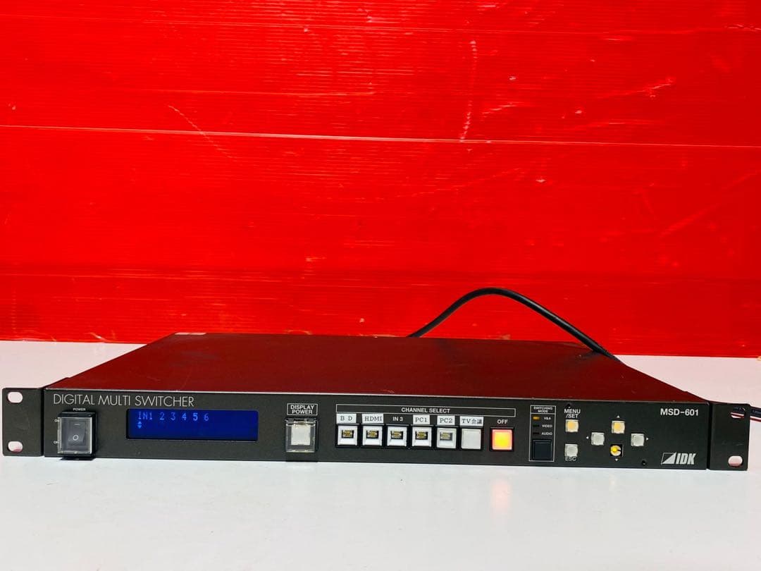 IDK デジタルマルチスイッチャー MSD-601 スキャンコンバータ