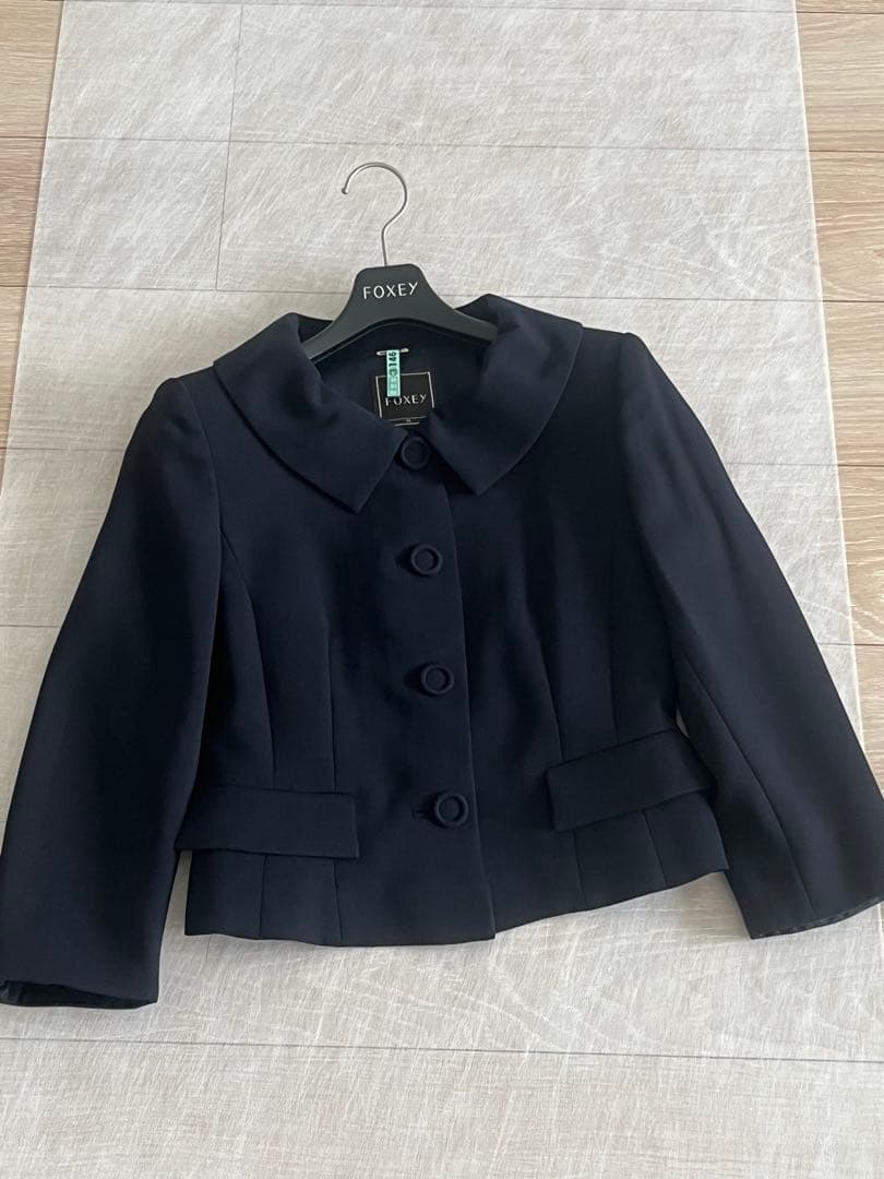 FOXEY フォクシー　サクセススーツ 濃紺　サイズ38 クリーニング済