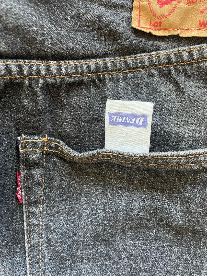 旧DENIME オリゾンティ ブラック デニム D-HG1118 W32 90s