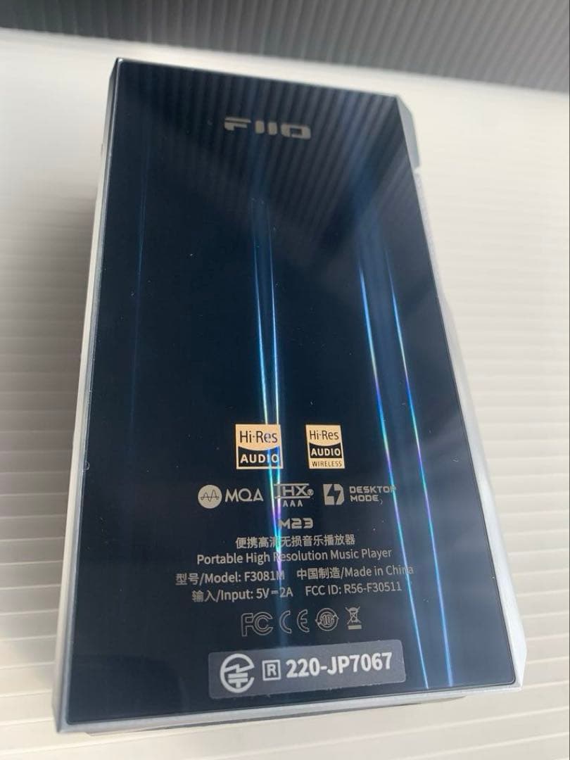 ポータブルプレーヤー FiiO M23 Stainless Steel
