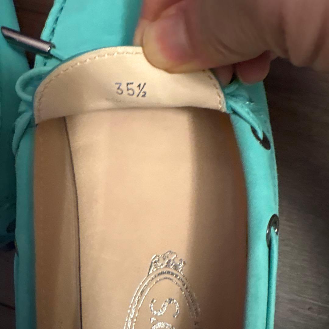 BOSSTOD'S ドライビングシューズ　35 1/2 ティファニーブルー