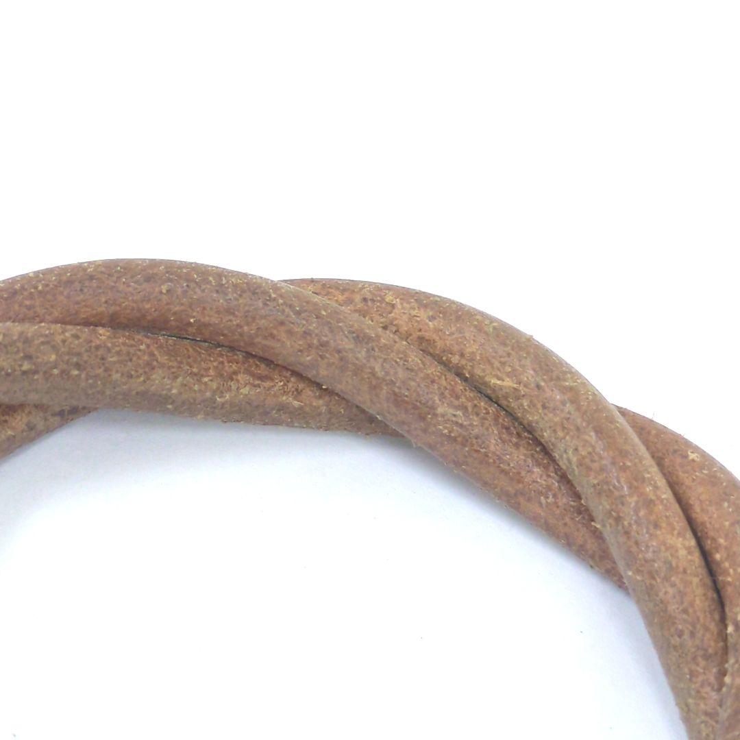 HERMES エルメス トルネード レザー ブレスレット バングル