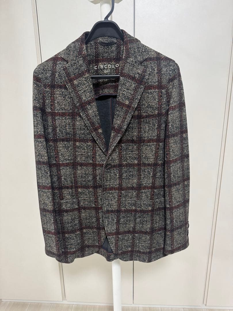 CIRCOLO チェック柄 テーラードジャケット