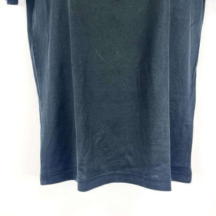 エルメス HERMES Tシャツ 馬車刺繍 半袖 薄手 カジュアル ブラック 黒