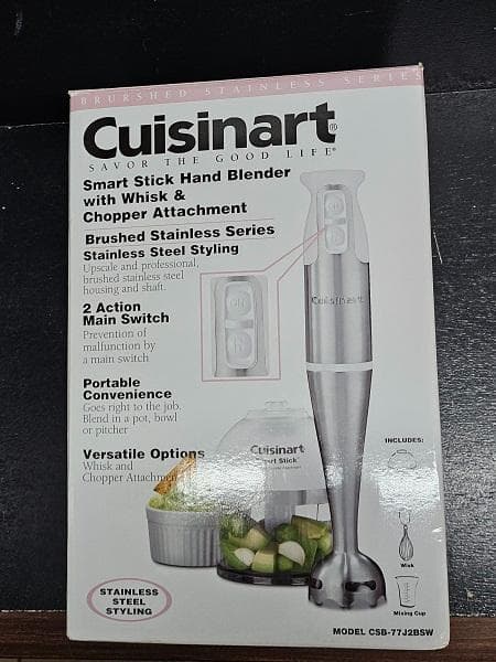 K【保管品】Cuisinart　ハンドブレンダー　CSB77J2BSW