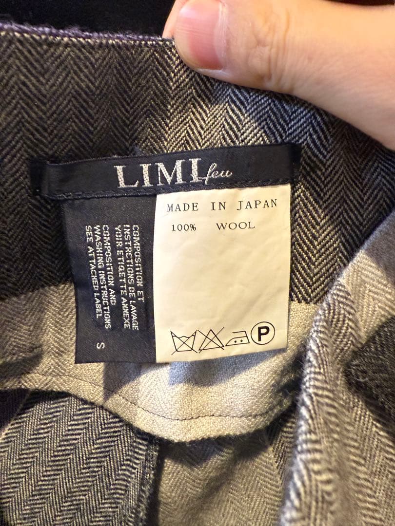 LIMI feu ウール100% チェック柄ショートパンツ S
