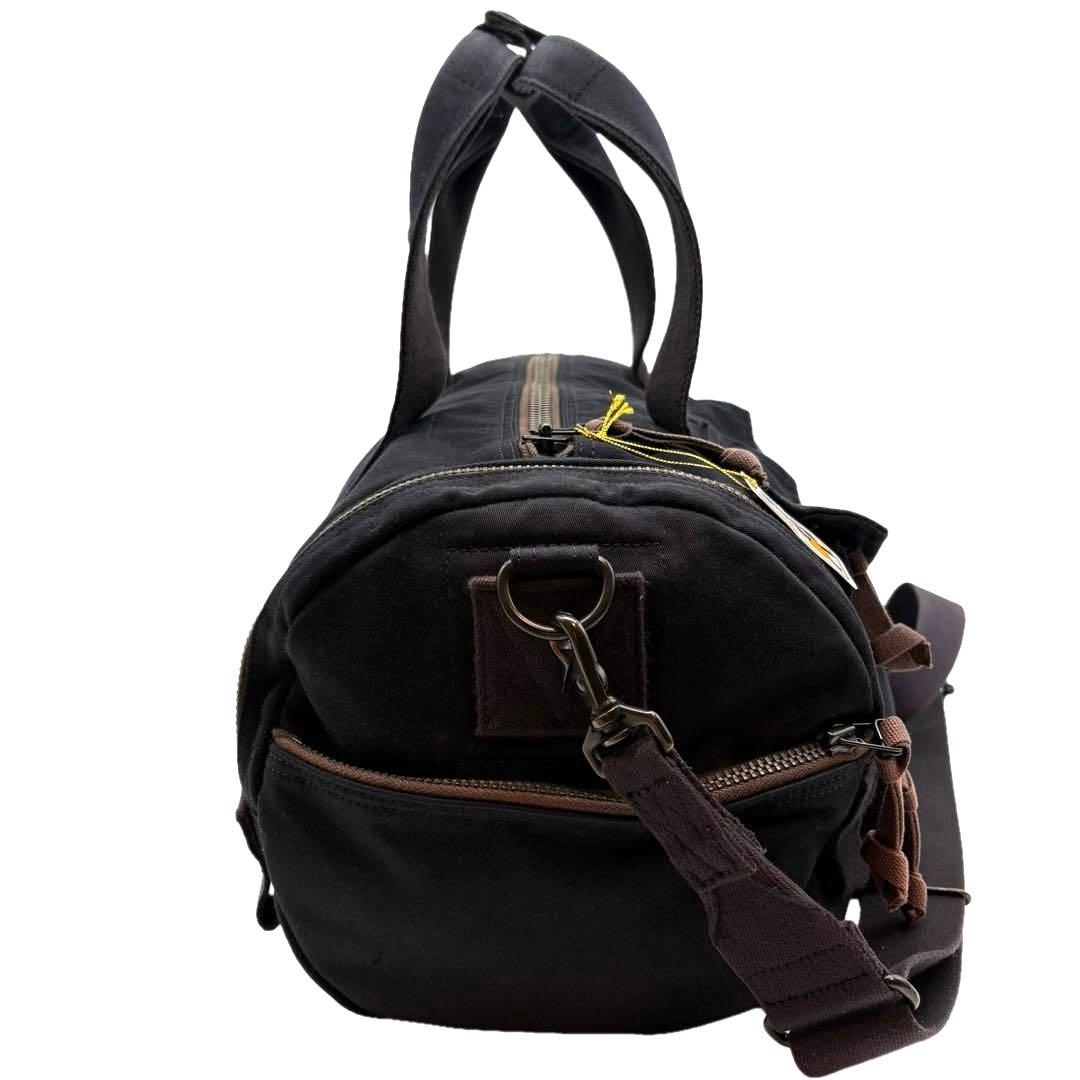 美品　ポーター　ラブアンドピース　2way ボストンバッグ　ロゴ　ブラック